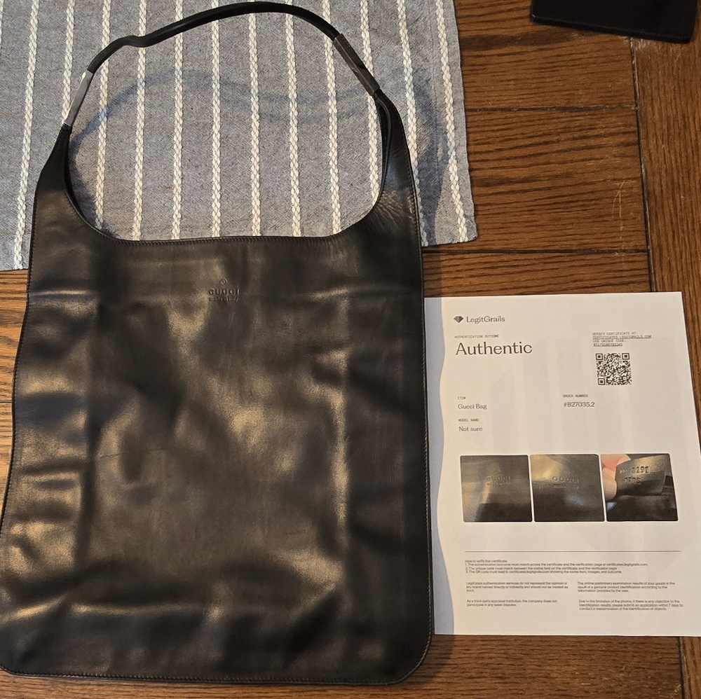 Gucci Vintage Tom Ford Era Calfskin Leather Hobo Bag w/ Dustbag & COA In EUC - Picture 16 of 16
